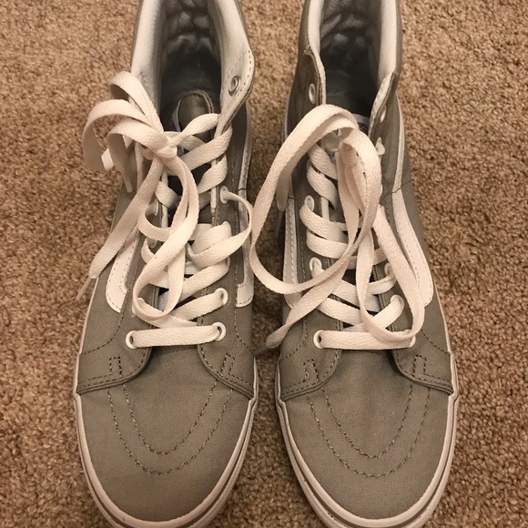 Grey Women’s High Top Vans - Picture 6 of 8